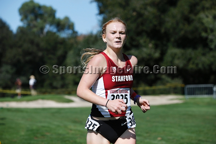 2014StanfordCollWomen-377.JPG - College race at the 2014 Stanford Cross Country Invitational, September 27, Stanford Golf Course, Stanford, California.